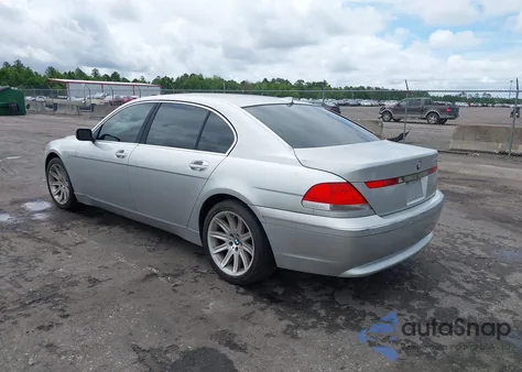 2003 BMW 745Li from USA, damaged, VIN WBAGN63483DR12662